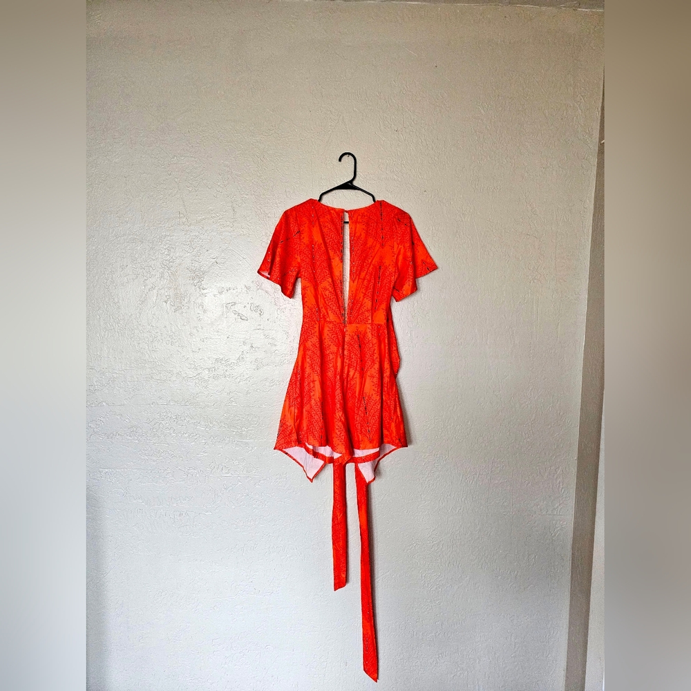 Cupshe Orange Romper
